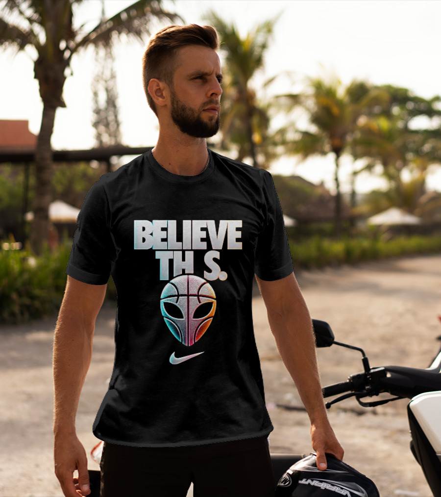Victor Wembanyama San Antonio Spurs Believe This Alien Basketball Nike T-Shirt