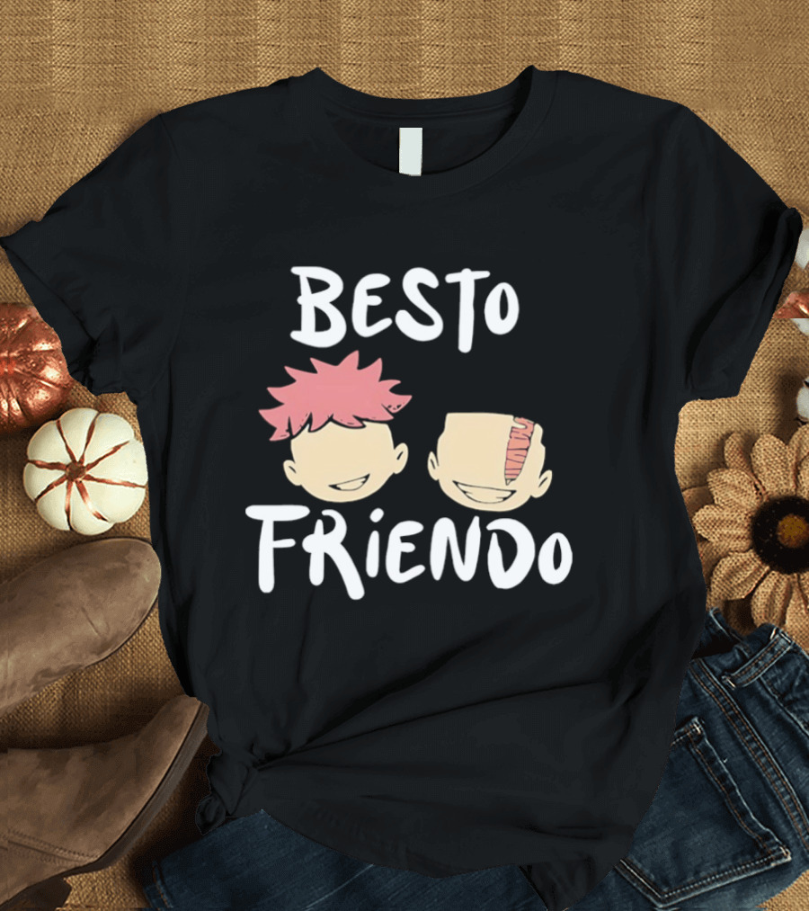 Yuji Itadori And Aoi Todo Besto Friendo Jujutsu Kaisen Anime T-Shirt