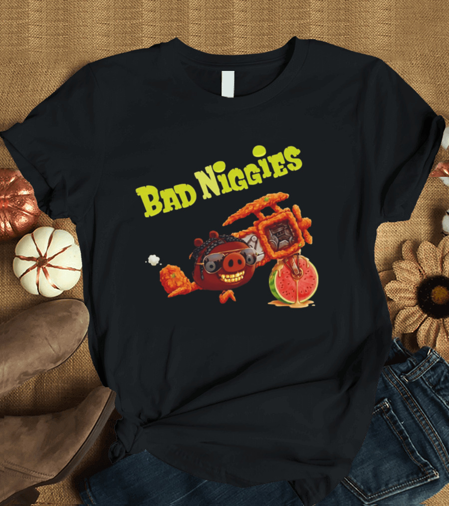 Bad Niggies Angry Birds T-Shirt