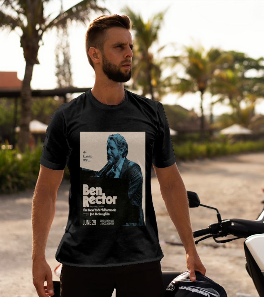 An Evening With Ben Rector The New York Philharmonic Jon McLaughlin June 29 David Geffen Hall Lincoln Center T-Shirt