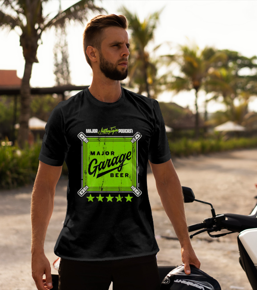 Major Garage Beer Lime 2026 Podcast T-Shirt
