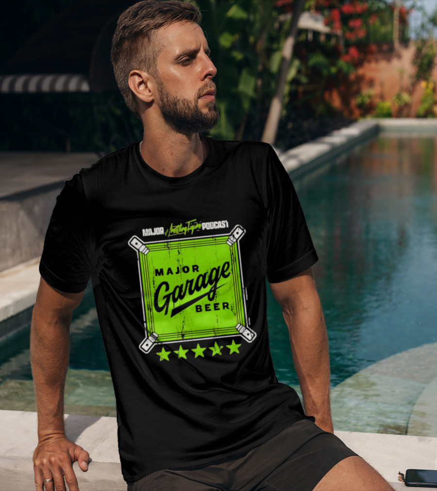 Major Garage Beer Lime 2026 Podcast T-Shirt