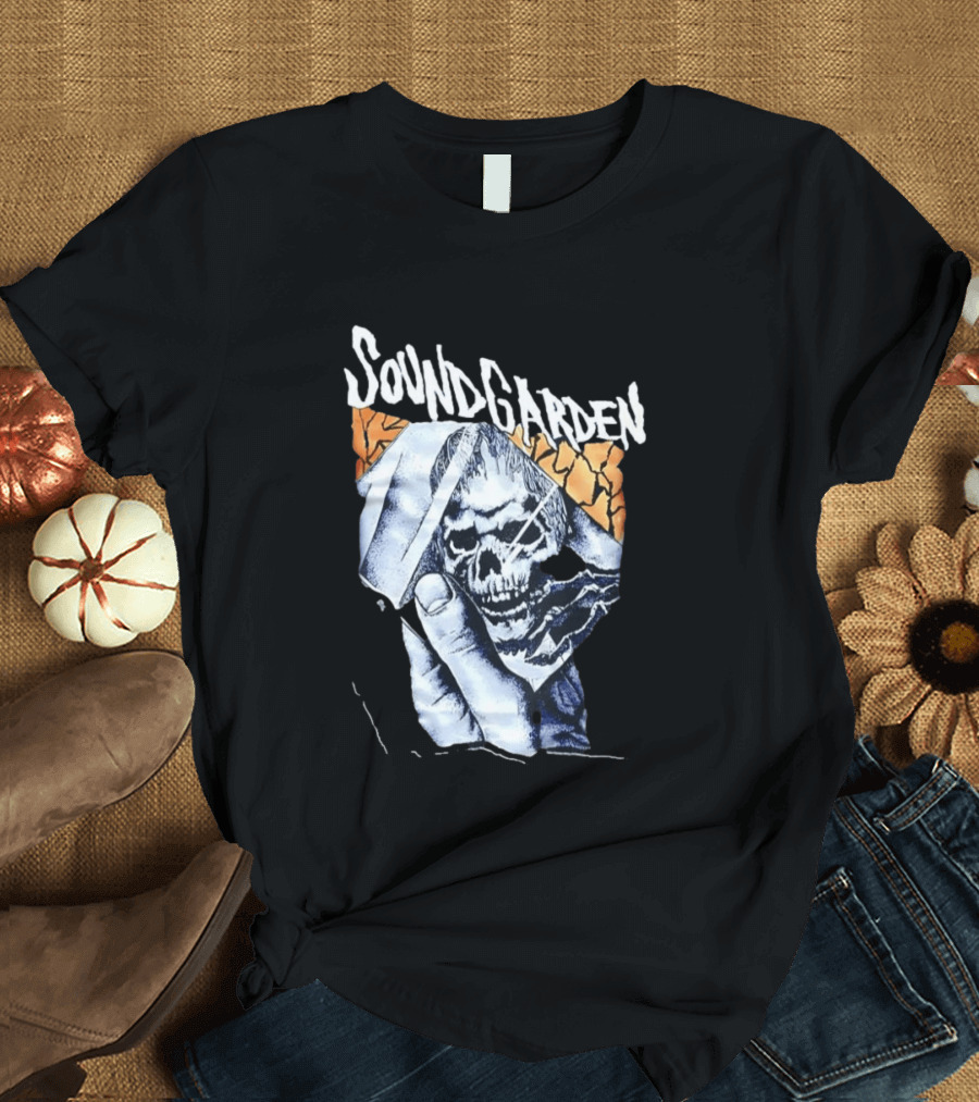 Soundgarden Skull Hand Broken Glass T-Shirt