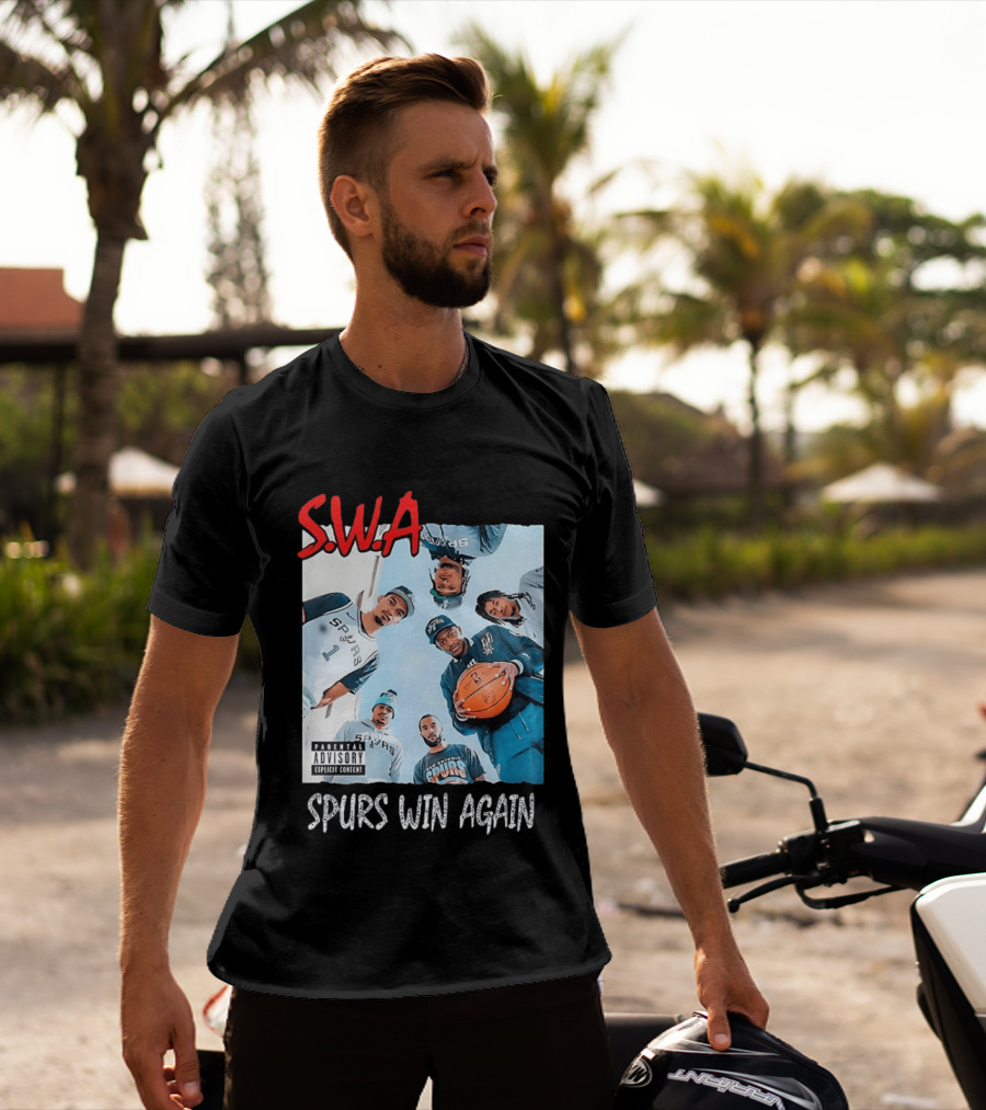 SWA Spurs Win Again San Antonio Spurs Straight Outta Compton T-Shirt