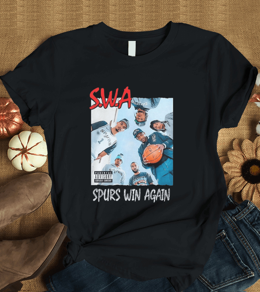 SWA Spurs Win Again San Antonio Spurs Straight Outta Compton T-Shirt