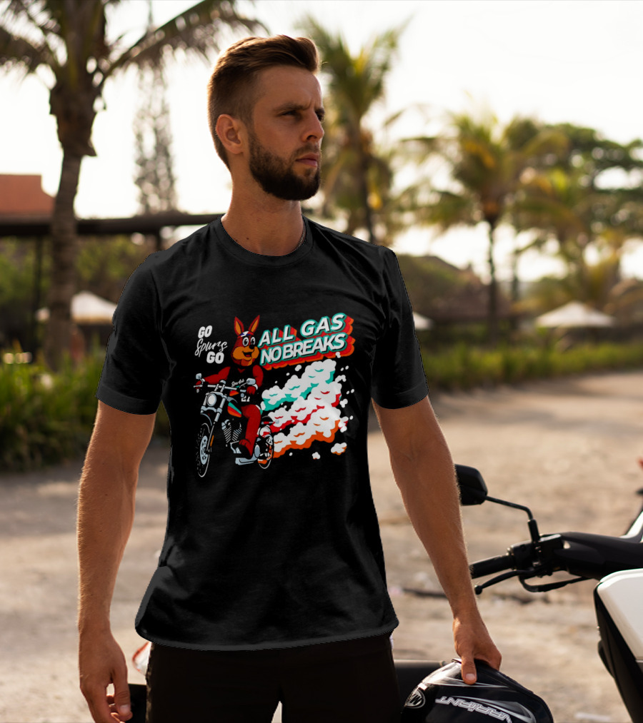 San Antonio Spurs Coyote Go Spurs Go All Gas No Breaks T-Shirt