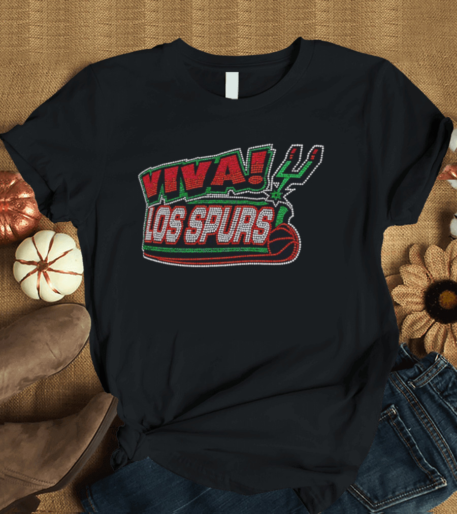 Viva Los Spurs San Antonio Basketball Team Playoff Spirit T-Shirt