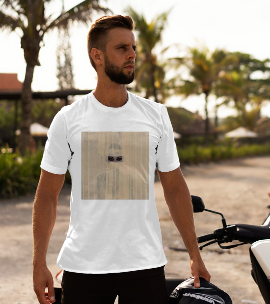 Habibti Drake 2026 Album Cover Mysterious Eyes Behind Curtains T-Shirt
