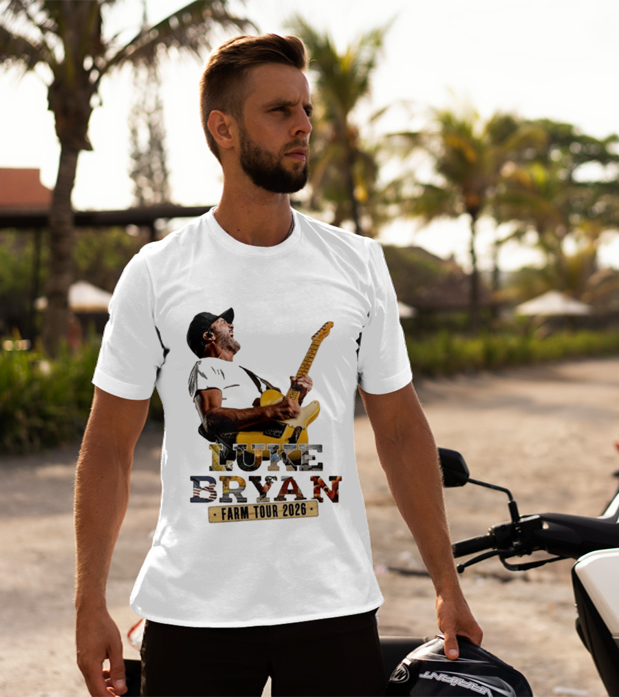 Luke Bryan Farm Tour 2026 Latrobe PA Concert Performance T-Shirt