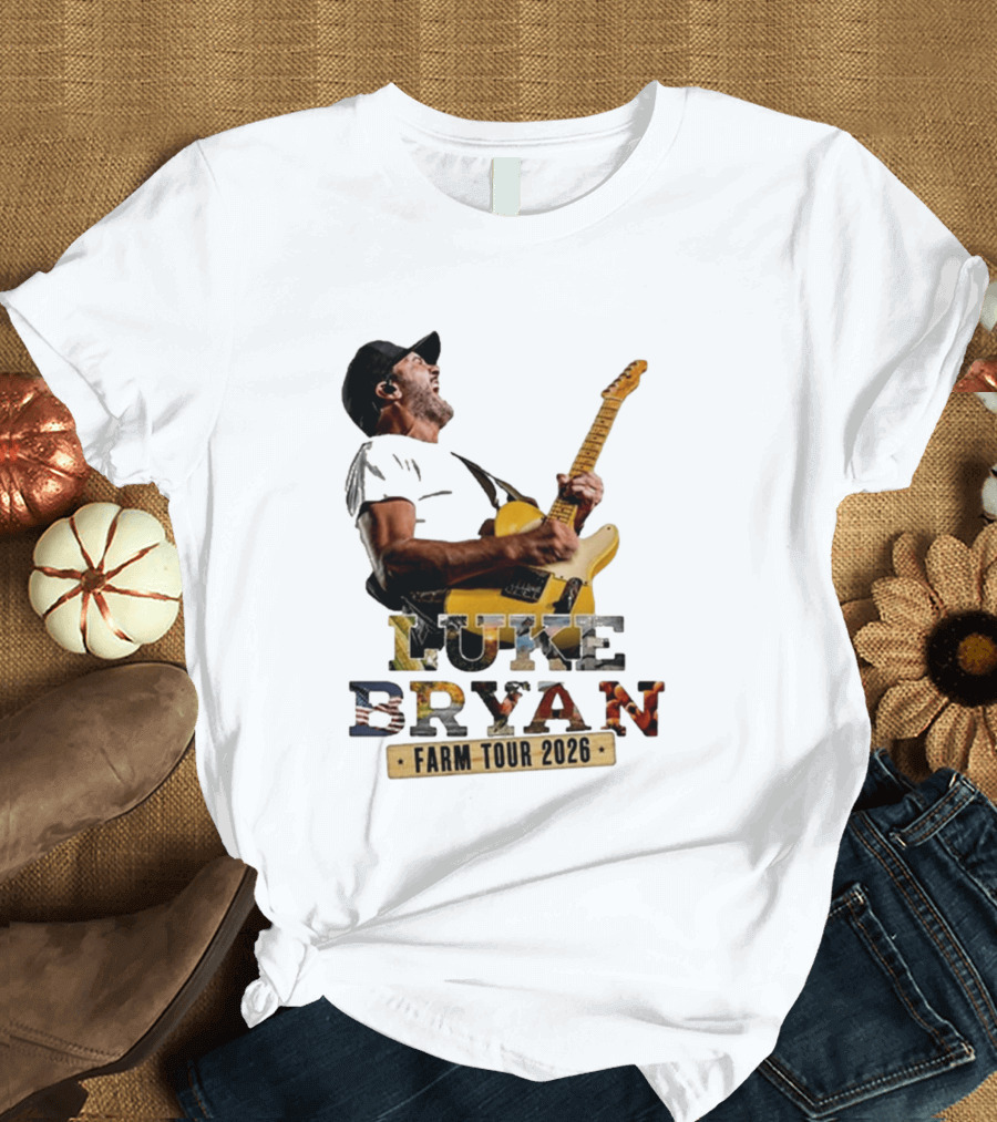 Luke Bryan Farm Tour 2026 Latrobe PA Concert Performance T-Shirt