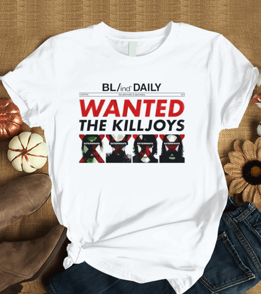 BL/ind Daily Wanted The Killjoys Danger Days Album T-Shirt