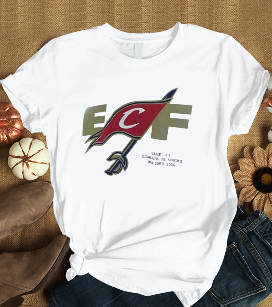 Cleveland Cavaliers ECF Game 3 Cavaliers Vs Knicks May 23rd 2026 T-Shirt