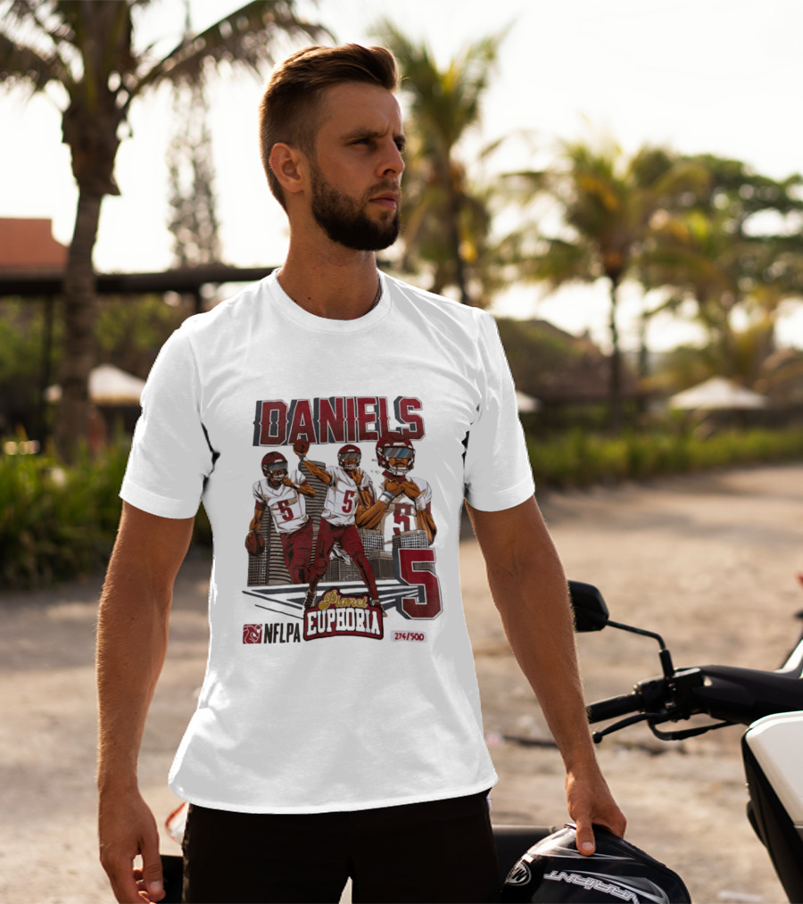 Daniels LSU Tigers Planet Euphoria NFLPA Limited Edition Number 5 T-Shirt