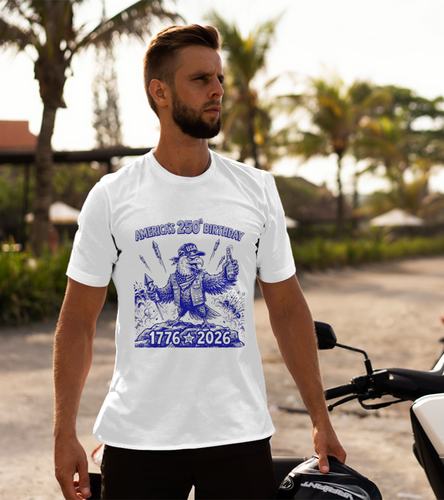 America's 250th Birthday Semiquincentennial Eagle 1776 2026 T-Shirt