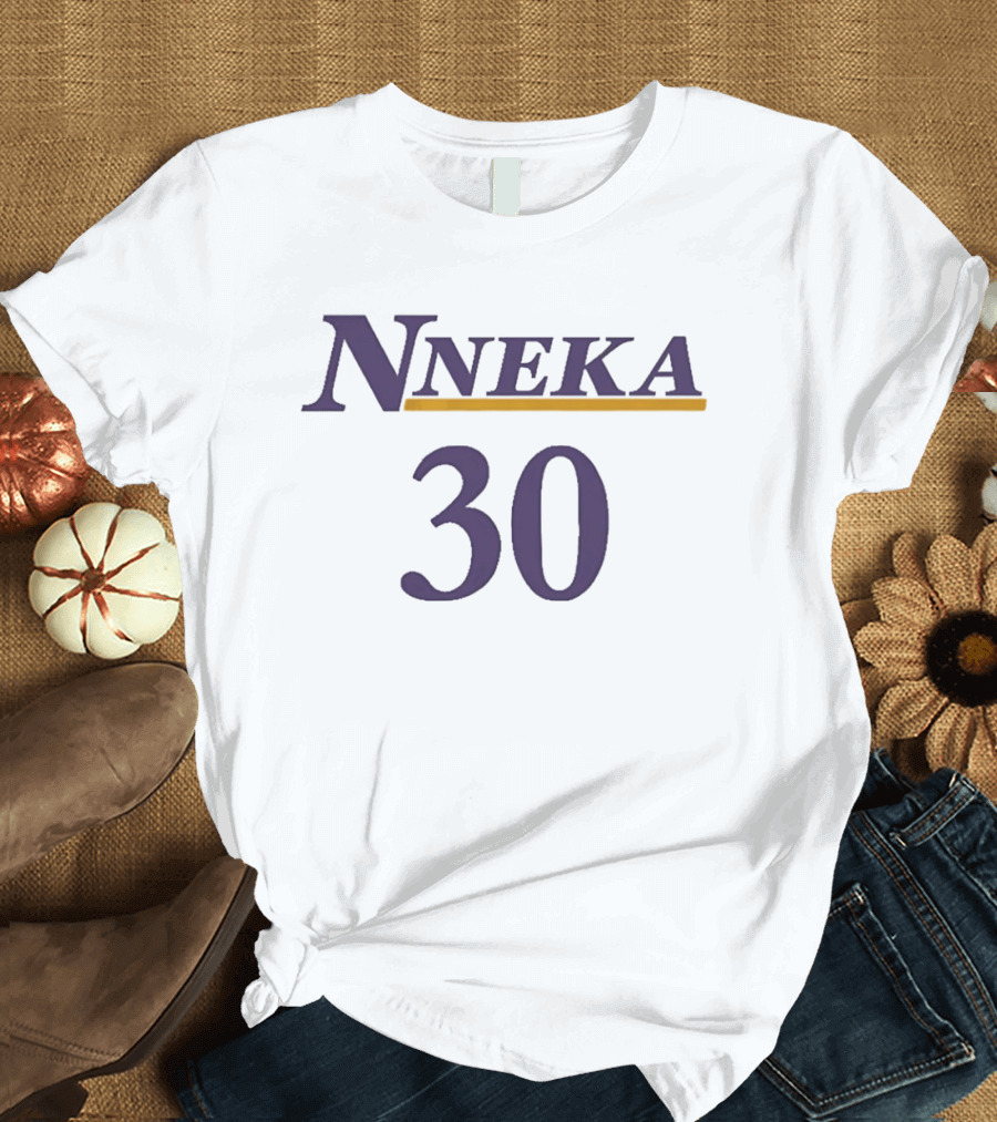 Nneka Ogwumike 30 Los Angeles Sparks LA Basketball T-Shirt