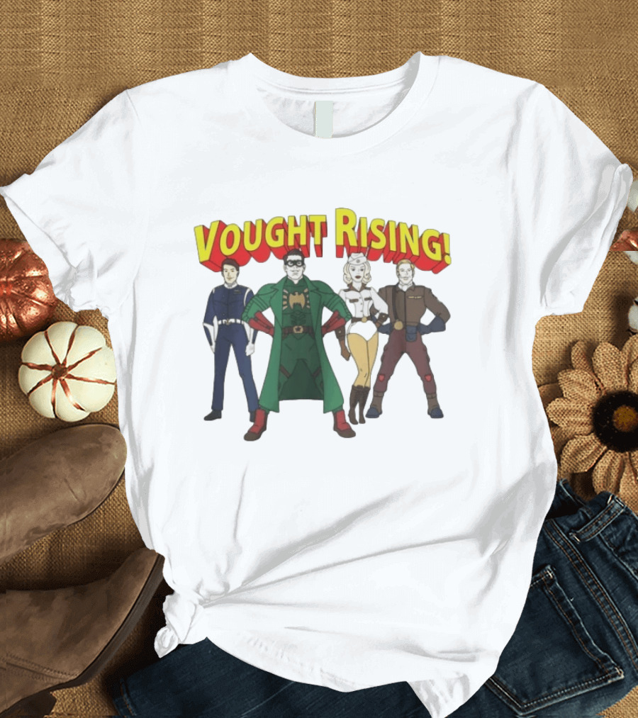 Vought Rising The Boys Superhero Team Vought International Characters T-Shirt
