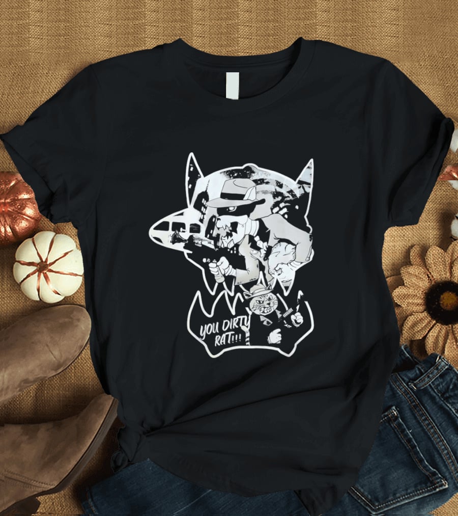 Gangster Animals You Dirty Rat Mobster Showdown Guns T-Shirt