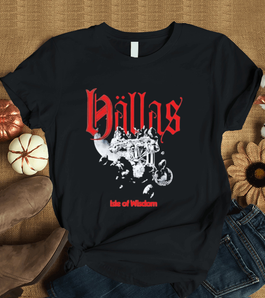 Hallas Isle Of Wisdom Floating Island Fantasy T-Shirt