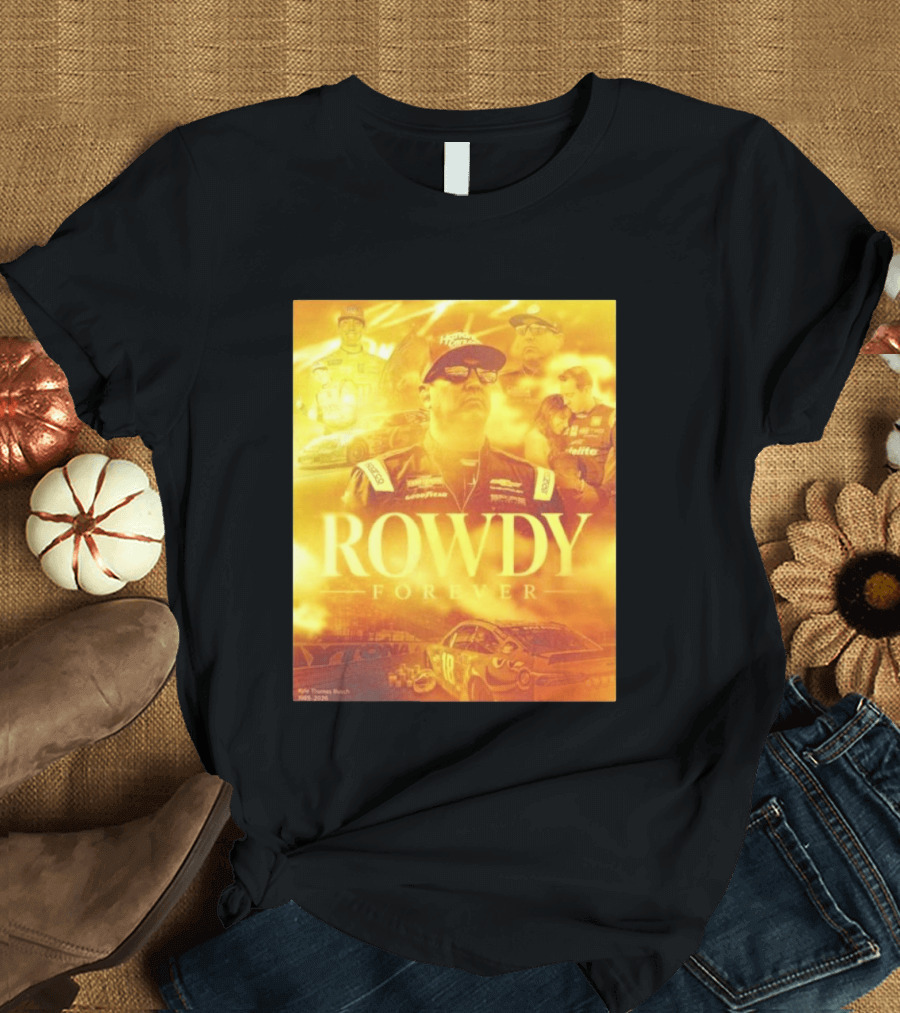 Kyle Busch Rowdy Forever Racing Daytona NASCAR 1985 2026 T-Shirt