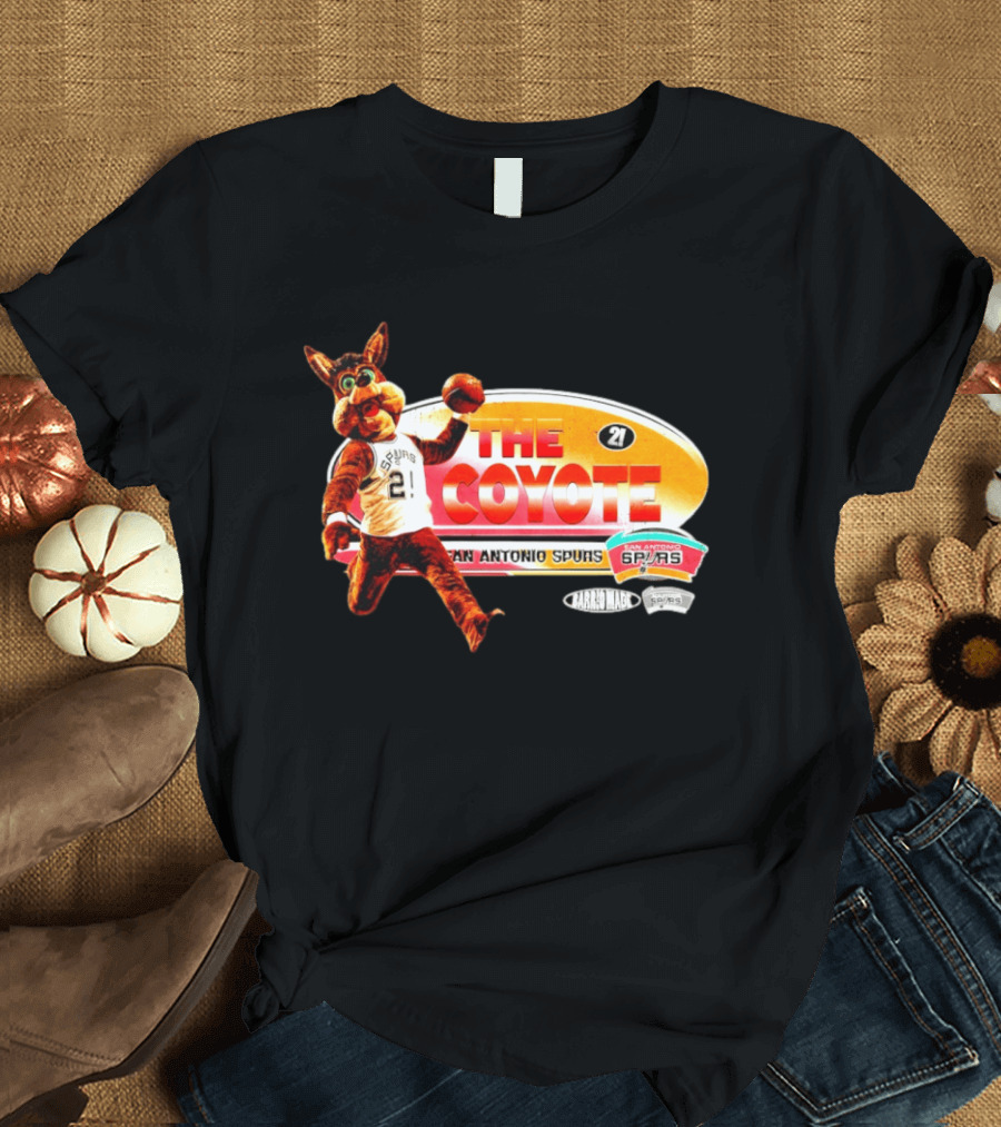 The Coyote 21 San Antonio Spurs Fans Karmanac T-Shirt