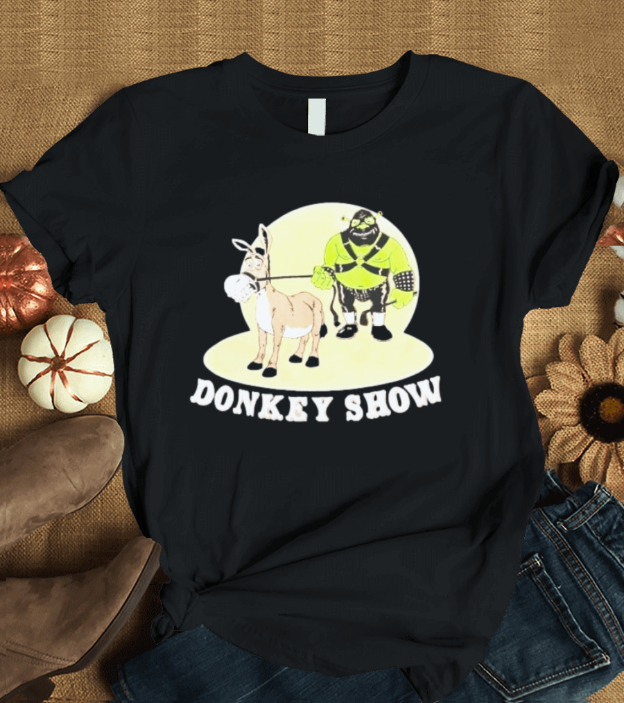 Shrek Gimp Donkey Show Leash T-Shirt