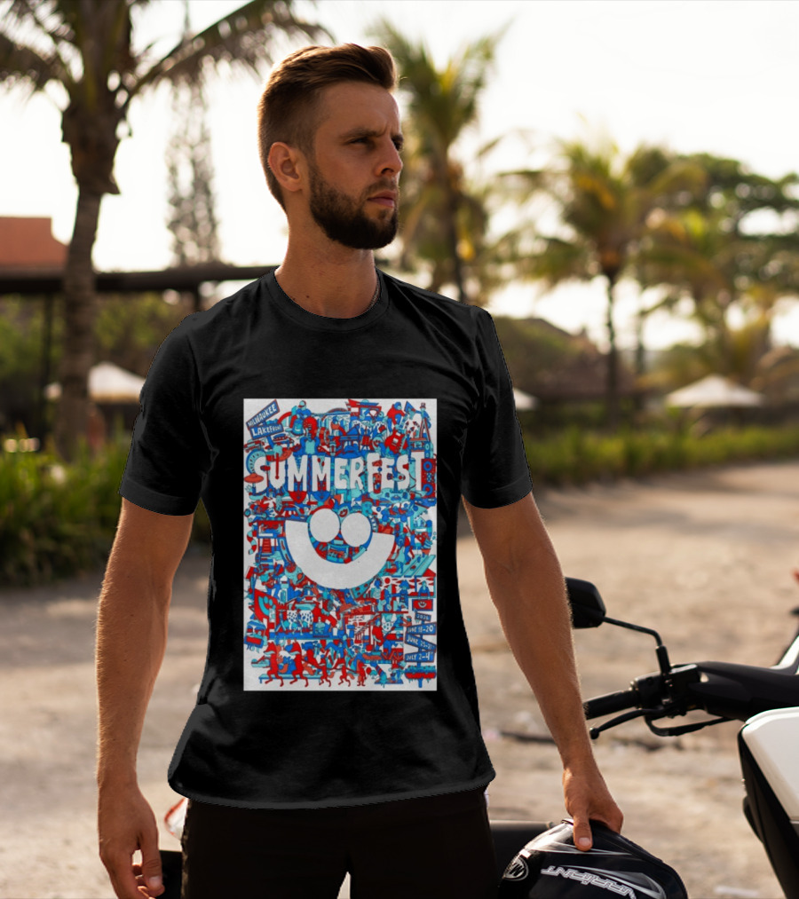 Summerfest Milwaukee Lakefront 2026 June 18 20 June 25 27 July 2 4 Event T-Shirt