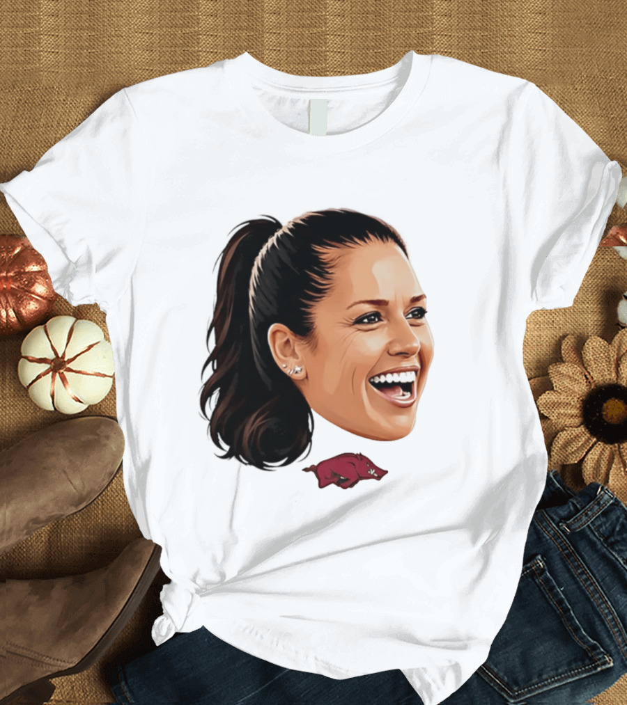 Arkansas Razorbacks Kailey Wyckoff Caricature Sports Team Fan Spirit T-Shirt