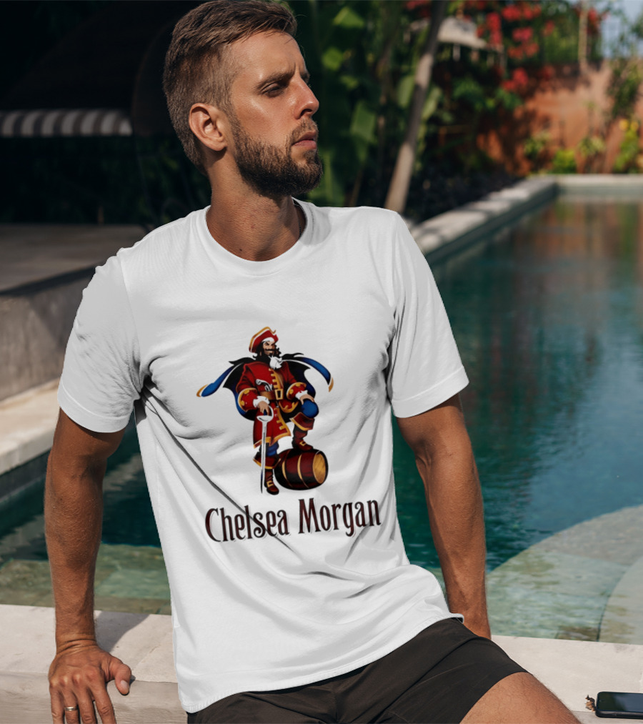 Chelsea Morgan Pirate Captain Red Coat T-Shirt
