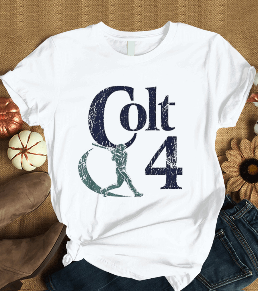 Colt 4 Colt Emerson Seattle Mariners MLB Players Association Baseball T-Shirt