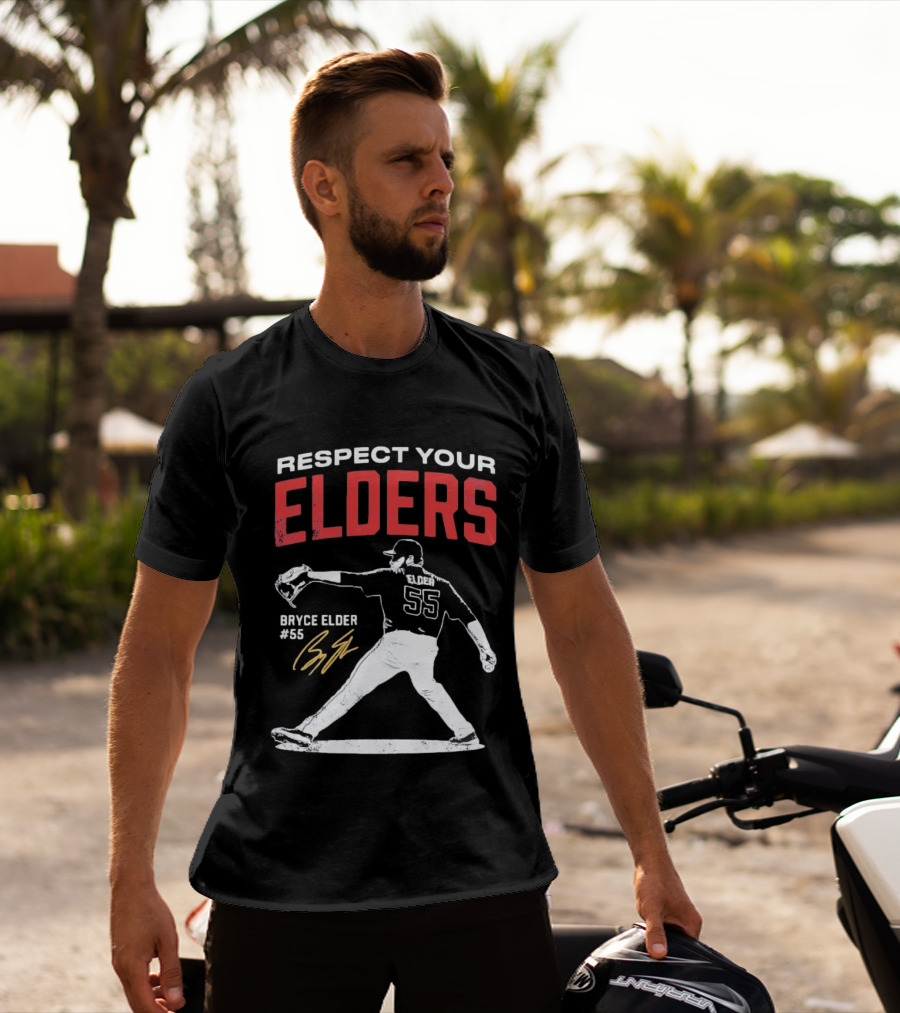 Respect Your Elders Bryce Elder #55 Atlanta T-Shirt