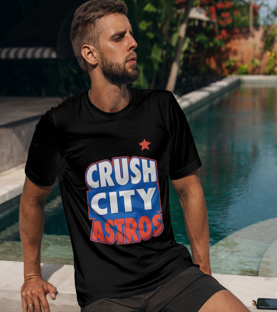 Houston Astros Crush City Astros Baseball Fan T-Shirt