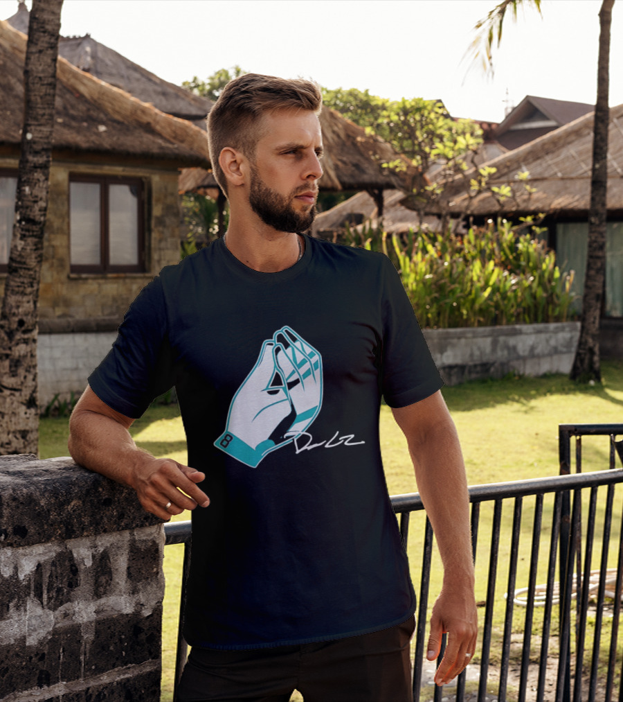 Dominic Canzone Seattle Mariners Che Vuoi Hand Gesture 8 Signature T-Shirt
