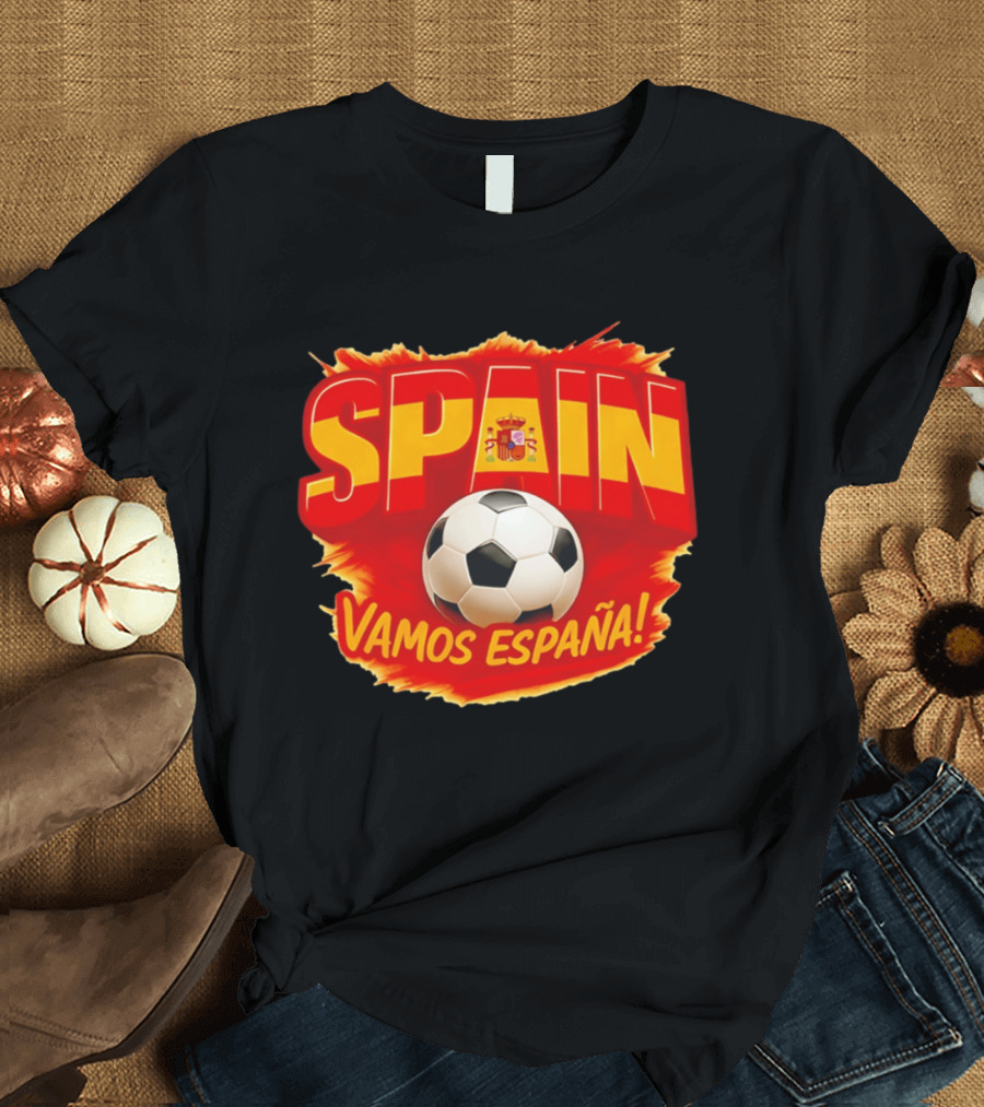 Spain Vamos España Soccer Ball T-Shirt