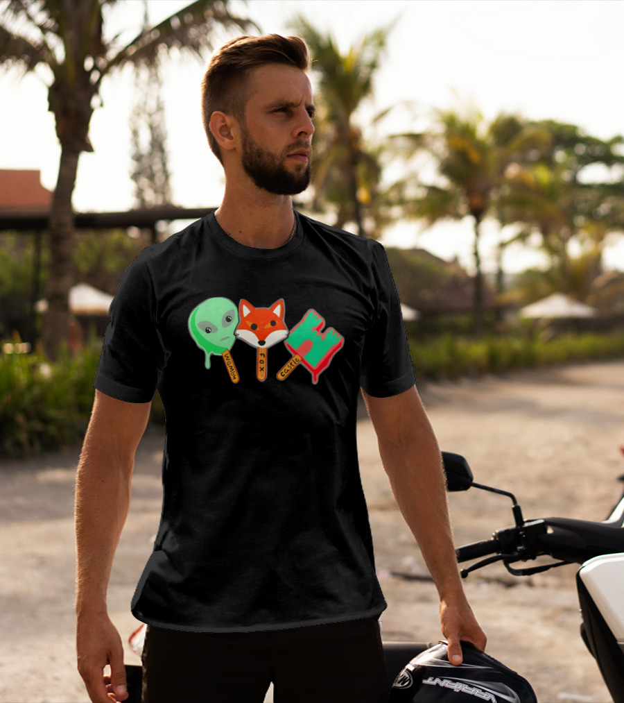 Wemby Fox Castle Popsicles Alien Fox 2026 San Antonio Spurs NBA Basketball T-Shirt