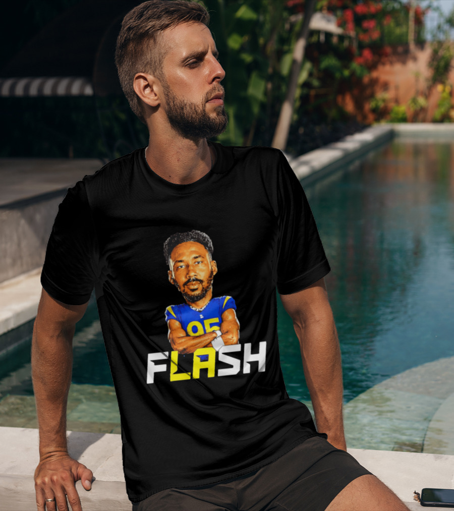 Los Angeles Rams Flash 95 Poona Ford T-Shirt