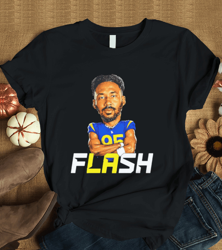Los Angeles Rams Flash 95 Poona Ford T-Shirt