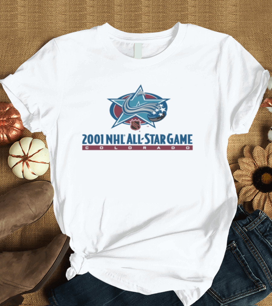 2001 NHL All Star Game Colorado Avalanche T-Shirt
