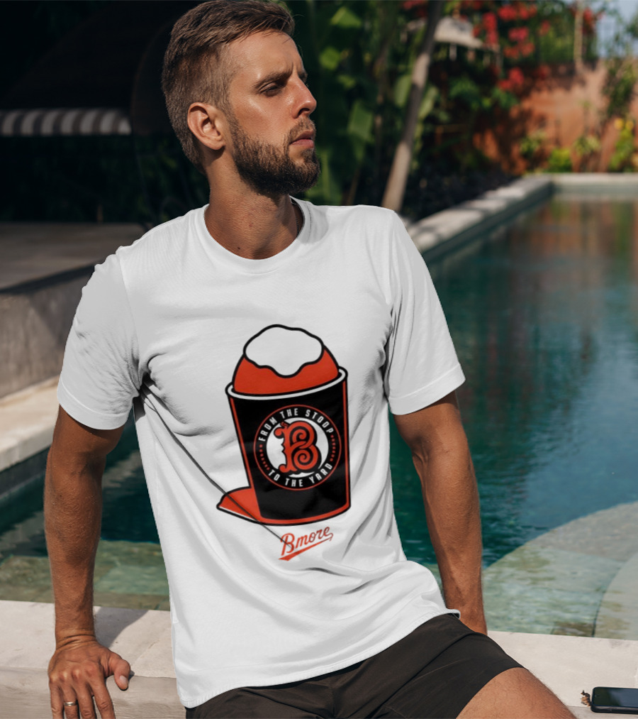 Baltimore Orioles From The Stoop To The Yard Bmore SnoCone T-Shirt