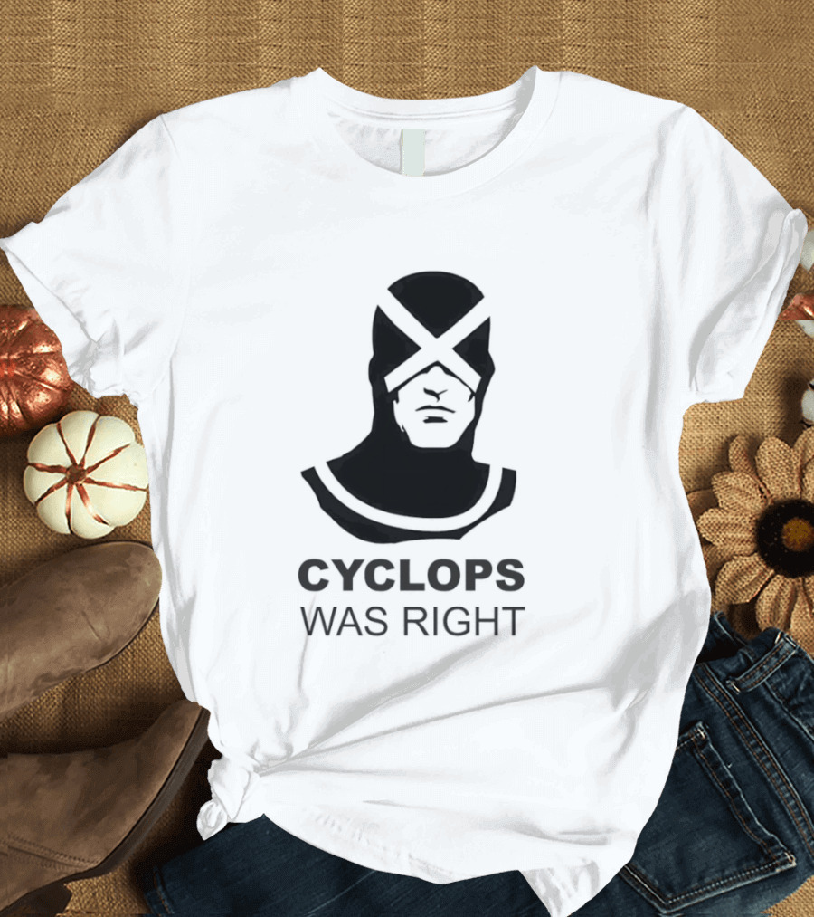Cyclops Was Right X Men Marvel Comics T-Shirt