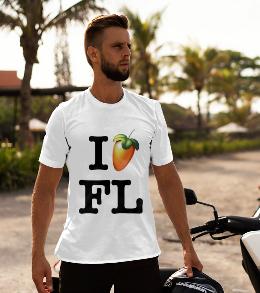 FL Studio I Love FL Logo Fruit T-Shirt