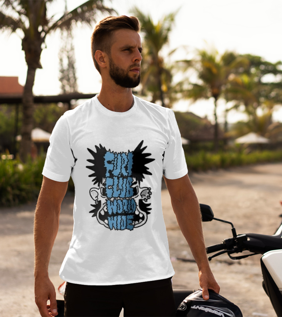 Furi Club Worldwide Skull Face T-Shirt