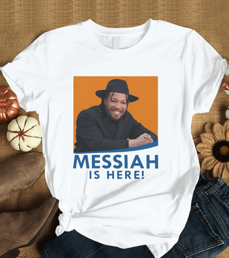 Jalen Brunson Nissim Black New York Knicks Messiah Is Here T-Shirt