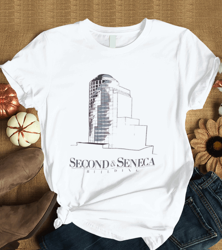 Second And Seneca Seattle Building Architectural Landmark T-Shirt