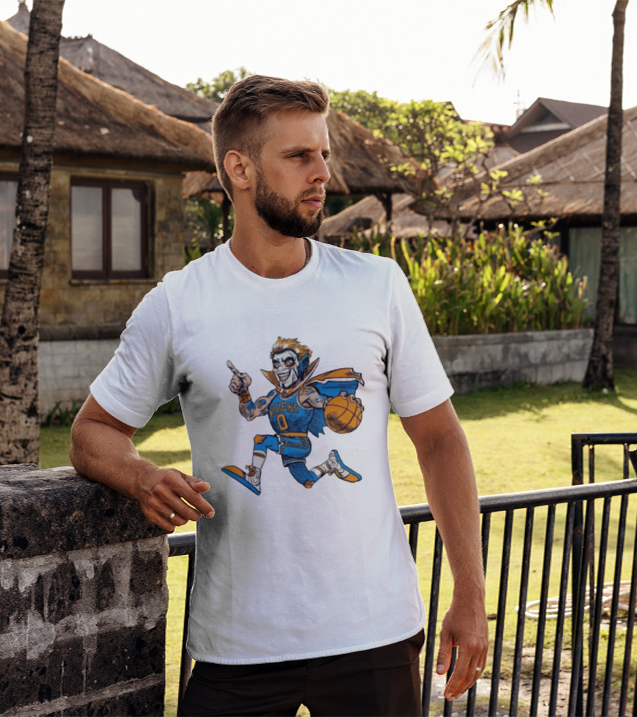 New York Knicks Danhausen Basketball Player T-Shirt