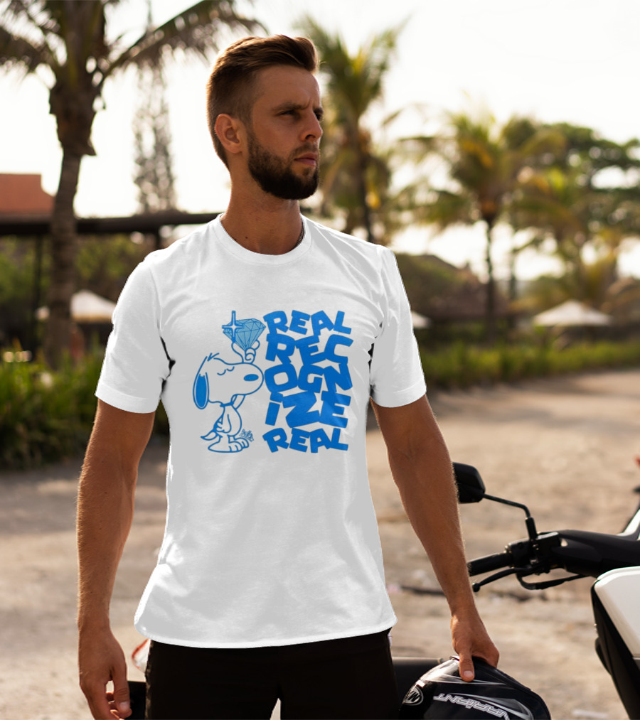 Snoopy Peanuts Real Recognize Real Diamond T-Shirt