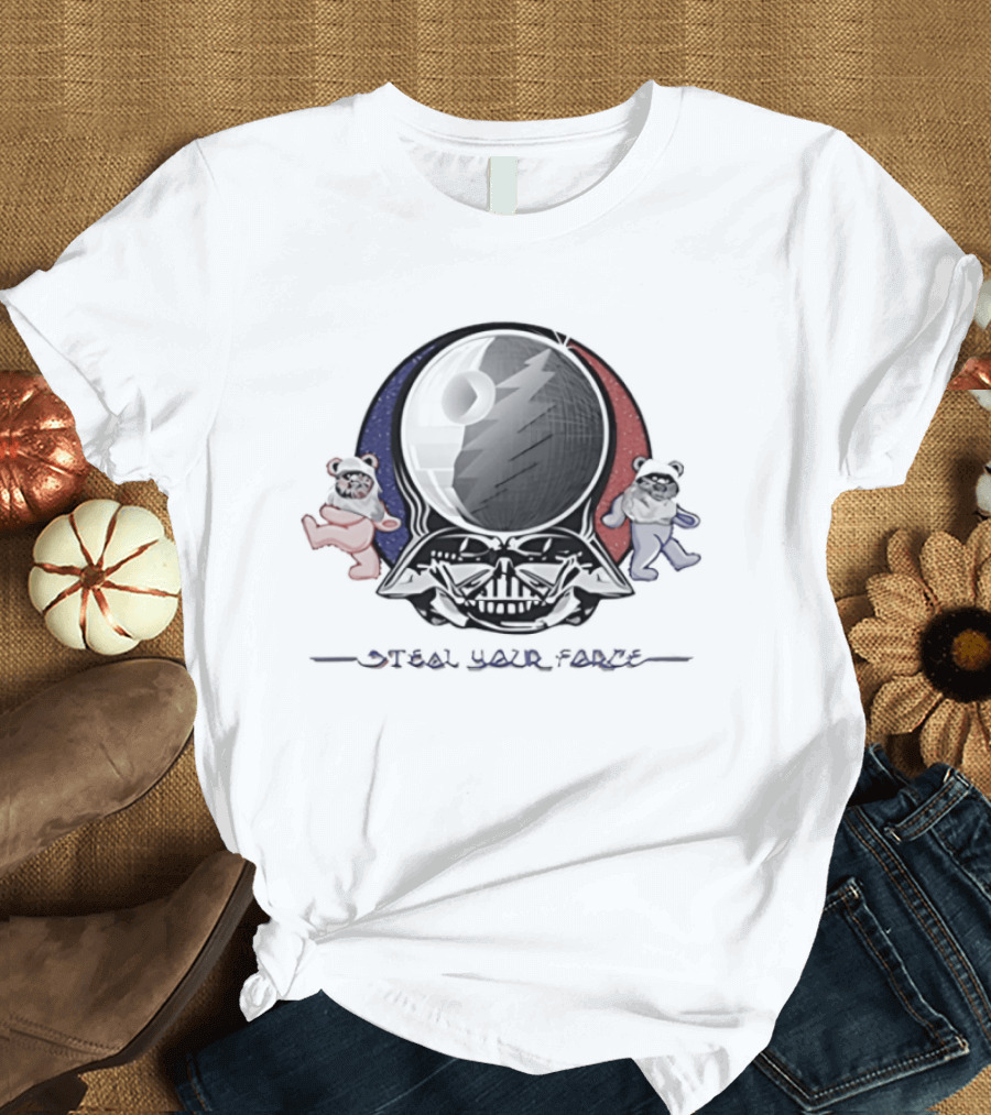 Steal Your Face Grateful Dead Dancing Bears Darth Vader T-Shirt