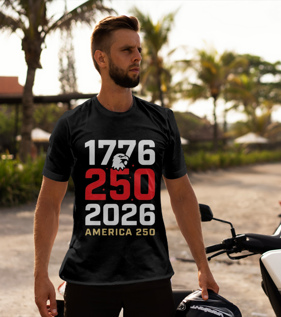 1776 2026 America 250 Eagle Celebration T-Shirt
