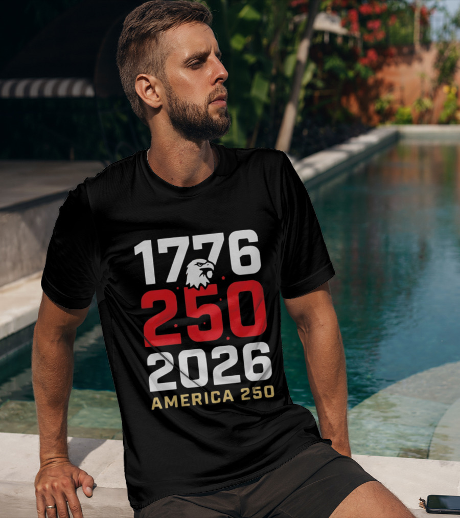 1776 2026 America 250 Eagle Celebration T-Shirt
