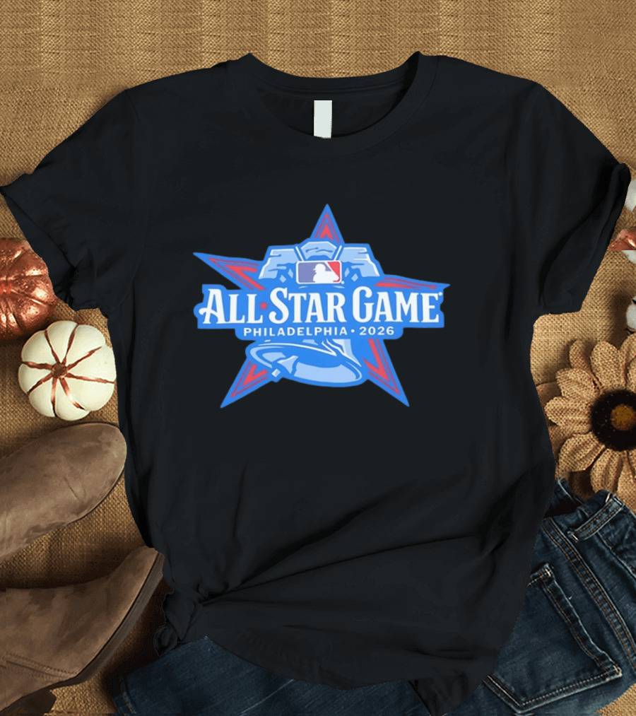All Star Game Philadelphia 2026 MLB Liberty Bell Baseball T-Shirt