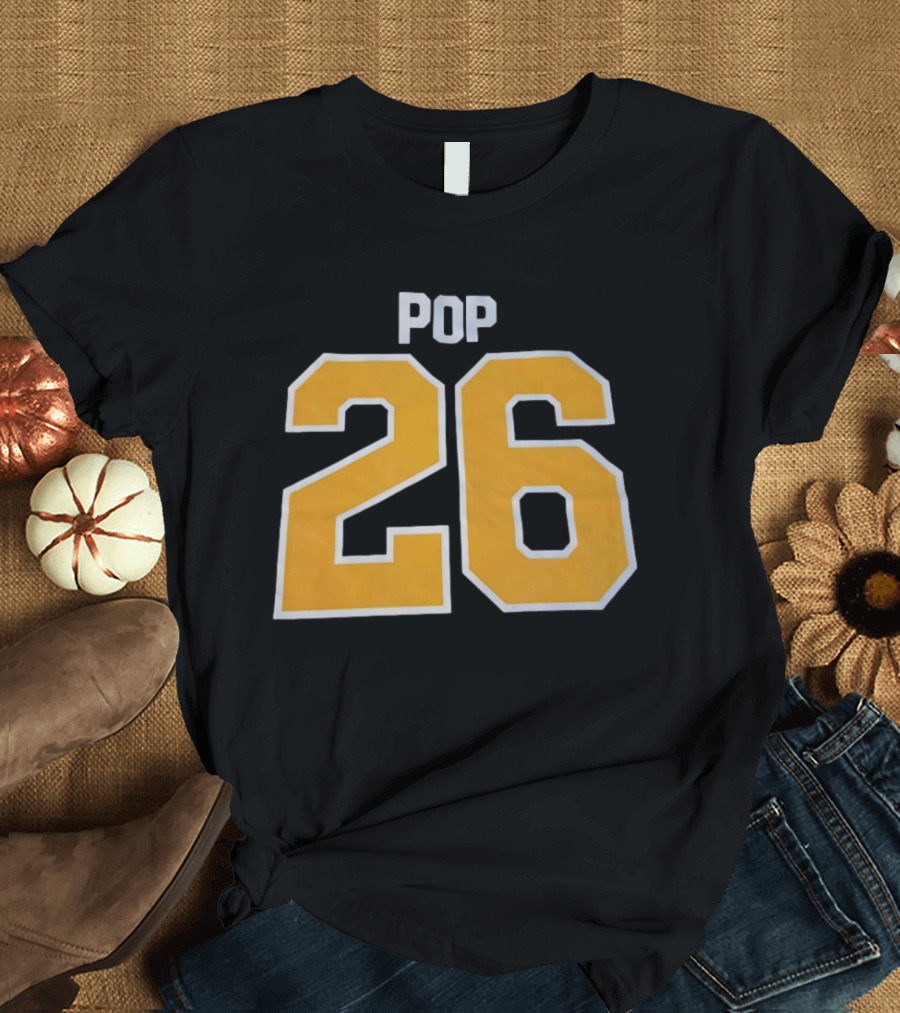 Gregg Popovich San Antonio Spurs NBA Pop 26 T-Shirt